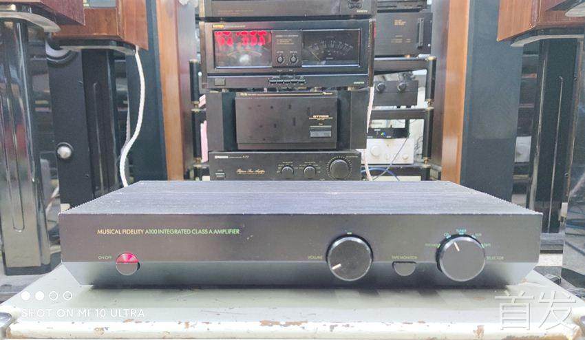 二手进口音响 英国音乐传真 A100 发烧HIFI功放 四支金封管..