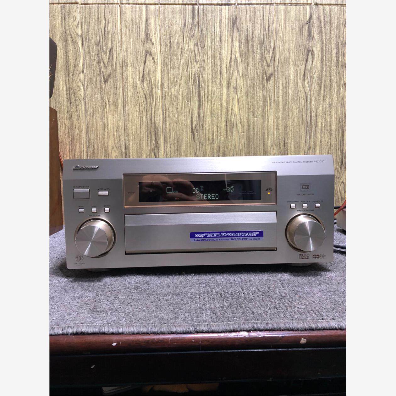日本Pioneer先锋VSX-D2011-G家庭影院功放面板成色新净功能正常