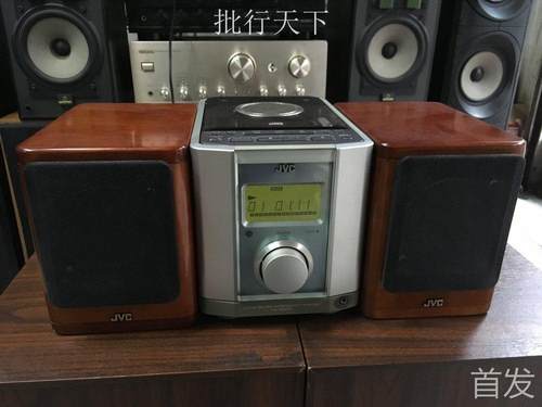 二手JVC UX2000(有遥控)迷你发烧组合音响 殷桃木音箱..