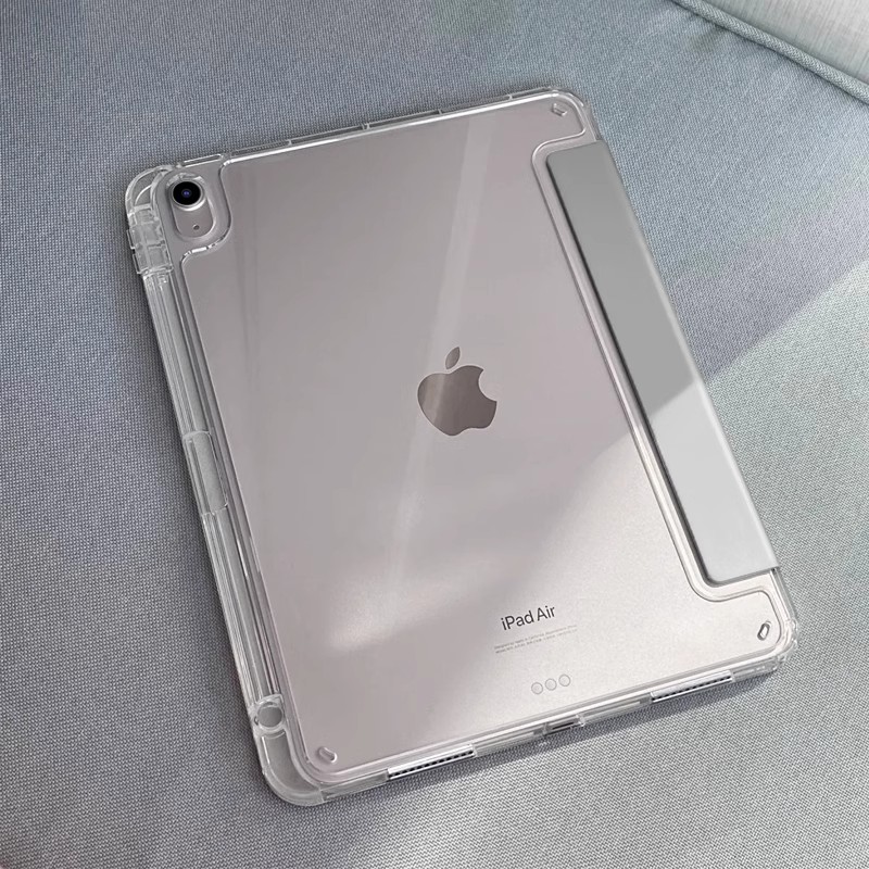 ipadair6保护套2024透明2022pro11寸壳5带笔槽10适用苹果mini6平板9防弯2021ari4第九代7pad8亚克力13五2019