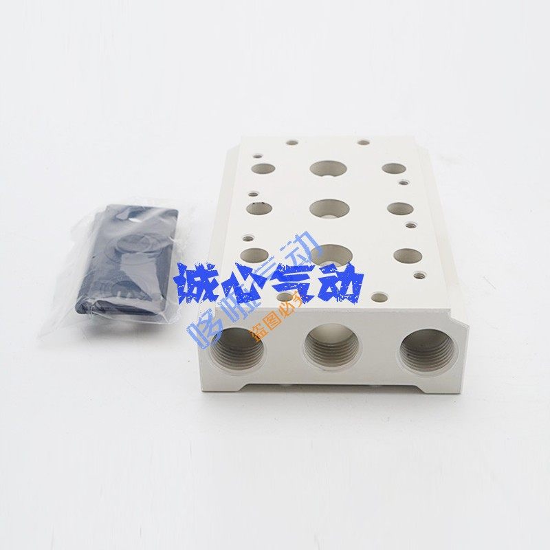 4V210底座汇流板200M/2F/3F/4F/5F/6F/7F/8F/9F/10F连座连接板