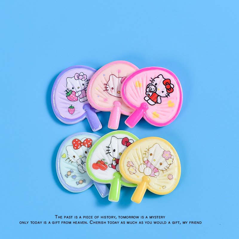 迷你卡通小扇子diy手工配件