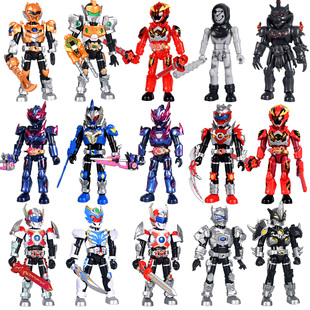 奥迪双钻铠甲勇士明星版第2弹拼装积木第1弹盲盒刑天飞影可动手办