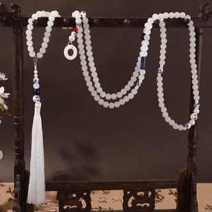 新中式璎珞项链背云流苏古风汉服复古百搭项链项圈马面裙配饰品