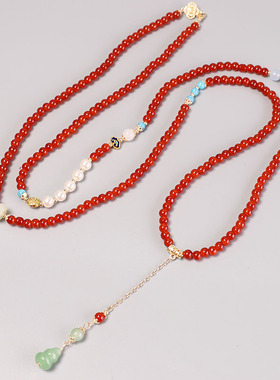 国风汉服吊坠新中式旗袍配饰