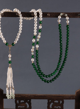 璎珞长流苏复古百搭明制项链