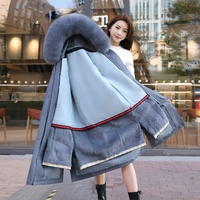 大碼獺兔毛派克服女狐貍毛領(lǐng)
