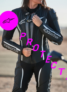 a星alpinestars MISSILE V2女士连体皮衣专业摩托车赛道骑行服