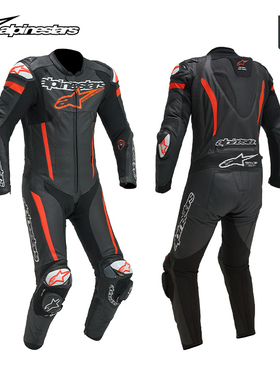 alpinestars专业赛道连体皮衣GP IGNITION防摔骑行服比赛机车服