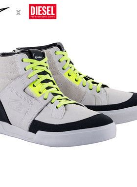 a星迪赛DIESEL联名休闲骑行靴摩托车短靴机车靴摩托鞋板鞋AKIO