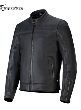 a星复古骑行皮衣DYNO牛皮机车服四季防摔摩托车服男