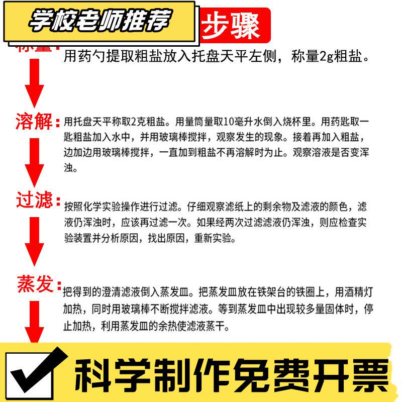 蒸发结晶粗盐加热套装蒸发皿酒精灯三角架玻璃棒石棉网化学实T22