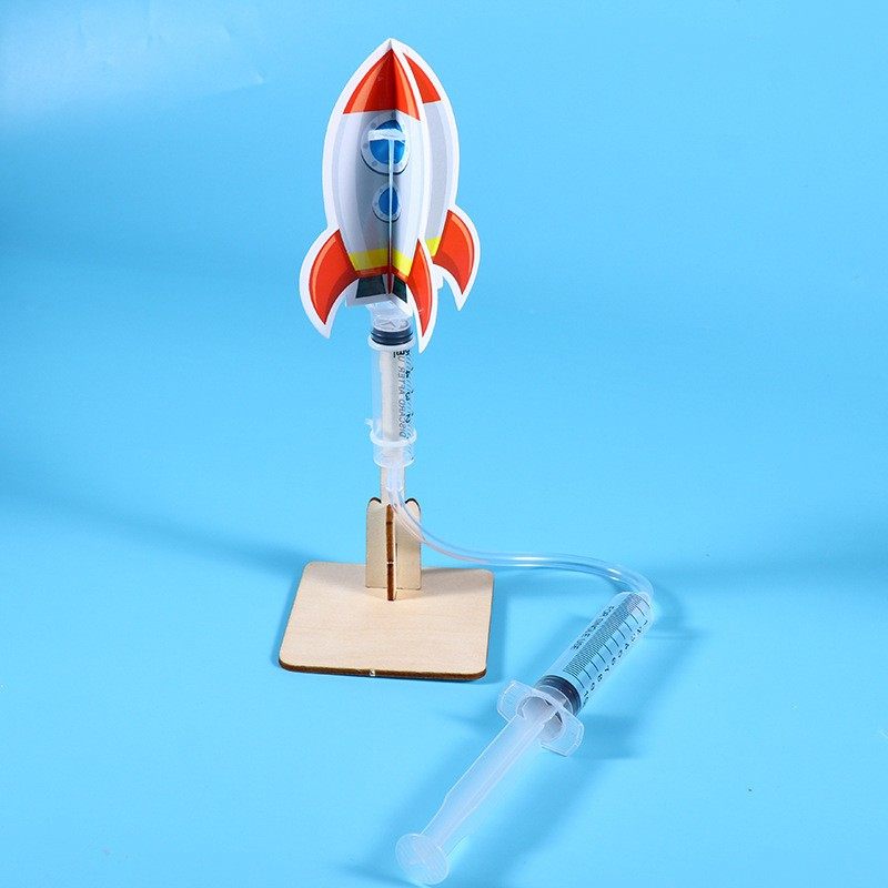 科学小制作diy冲天火箭发射器模型物理实验空气动力幼儿手工CX70,玩具/童车/益智/积木/模型,科学实验,淘宝优惠券,粉丝福利购,淘宝优惠卷