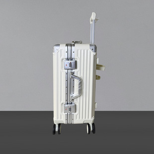 一件代发三七开多功能行李箱新款学生铝框拉杆箱万向轮密码箱旅行