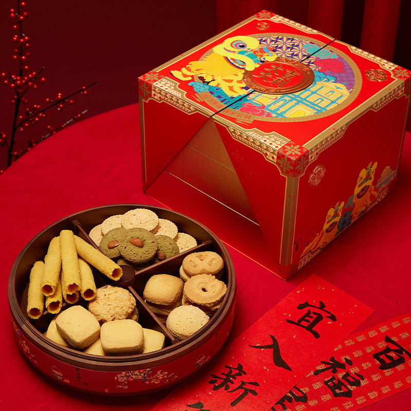 金尊曲奇凤梨酥鸡蛋卷合桃酥红豆酥孕妇零食年货糕点小吃节日送礼