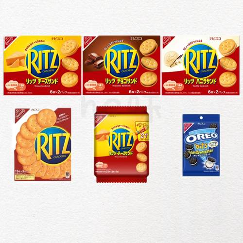 日本RITZ乐之奶酪芝士夹心饼干