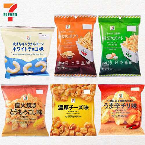 日本711便利店薯片薯条土豆条