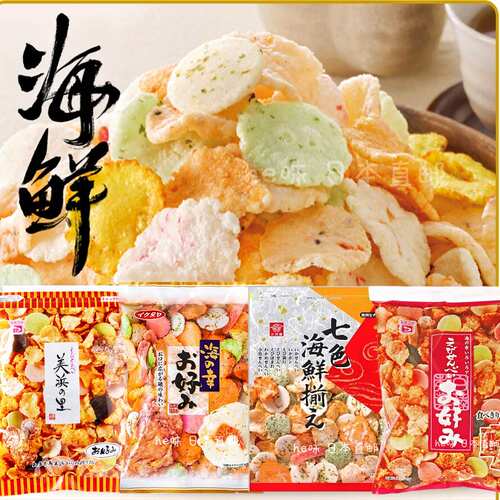 日本池田屋虾片海鲜片仙贝零食