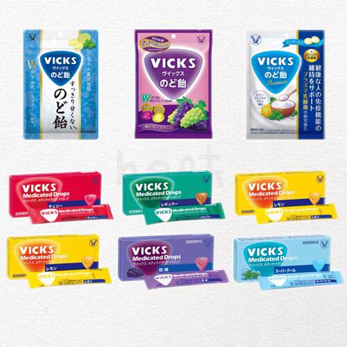VICKS日本直邮大正VICKS润喉糖