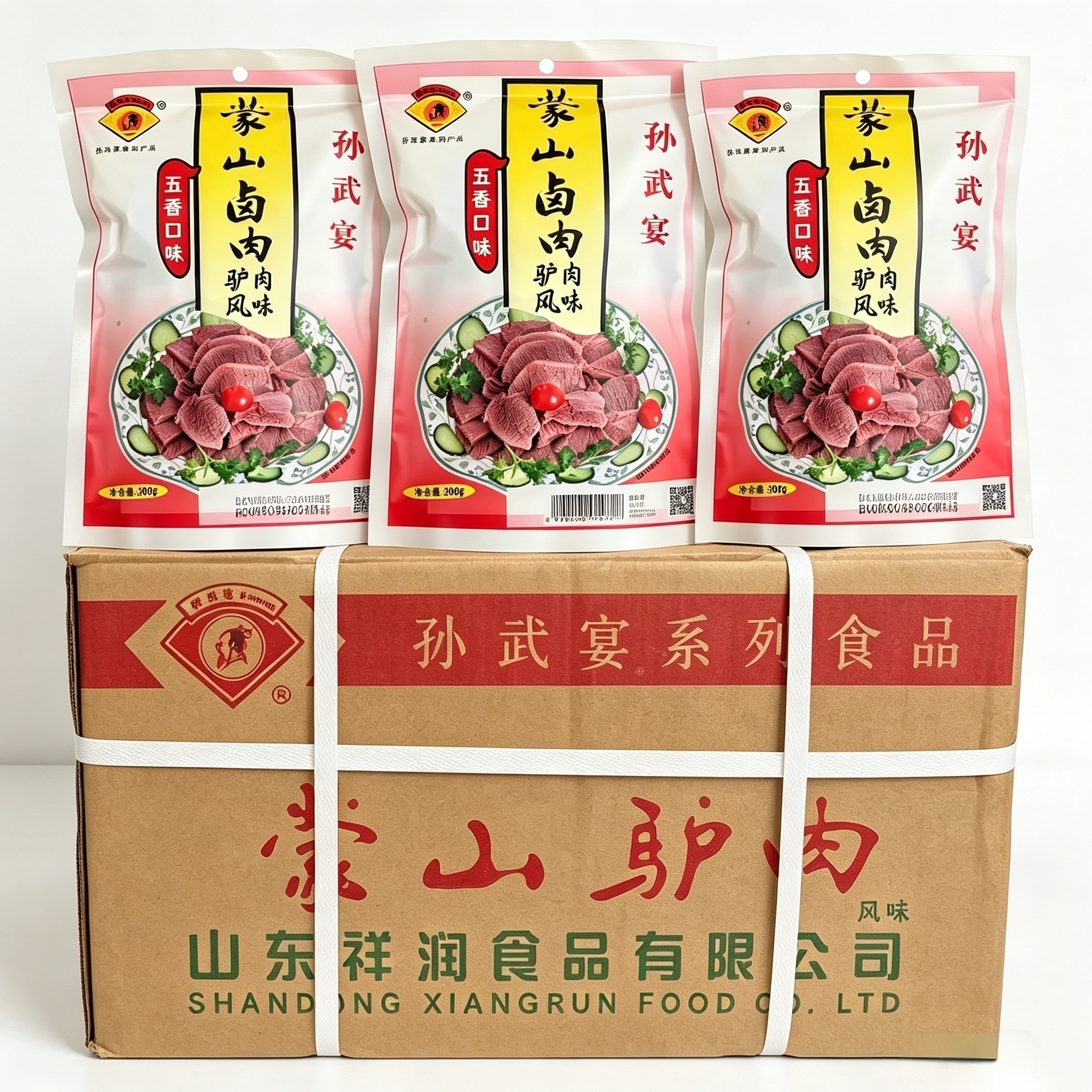 山东孙武宴蒙山驴肉200g/袋驴肉