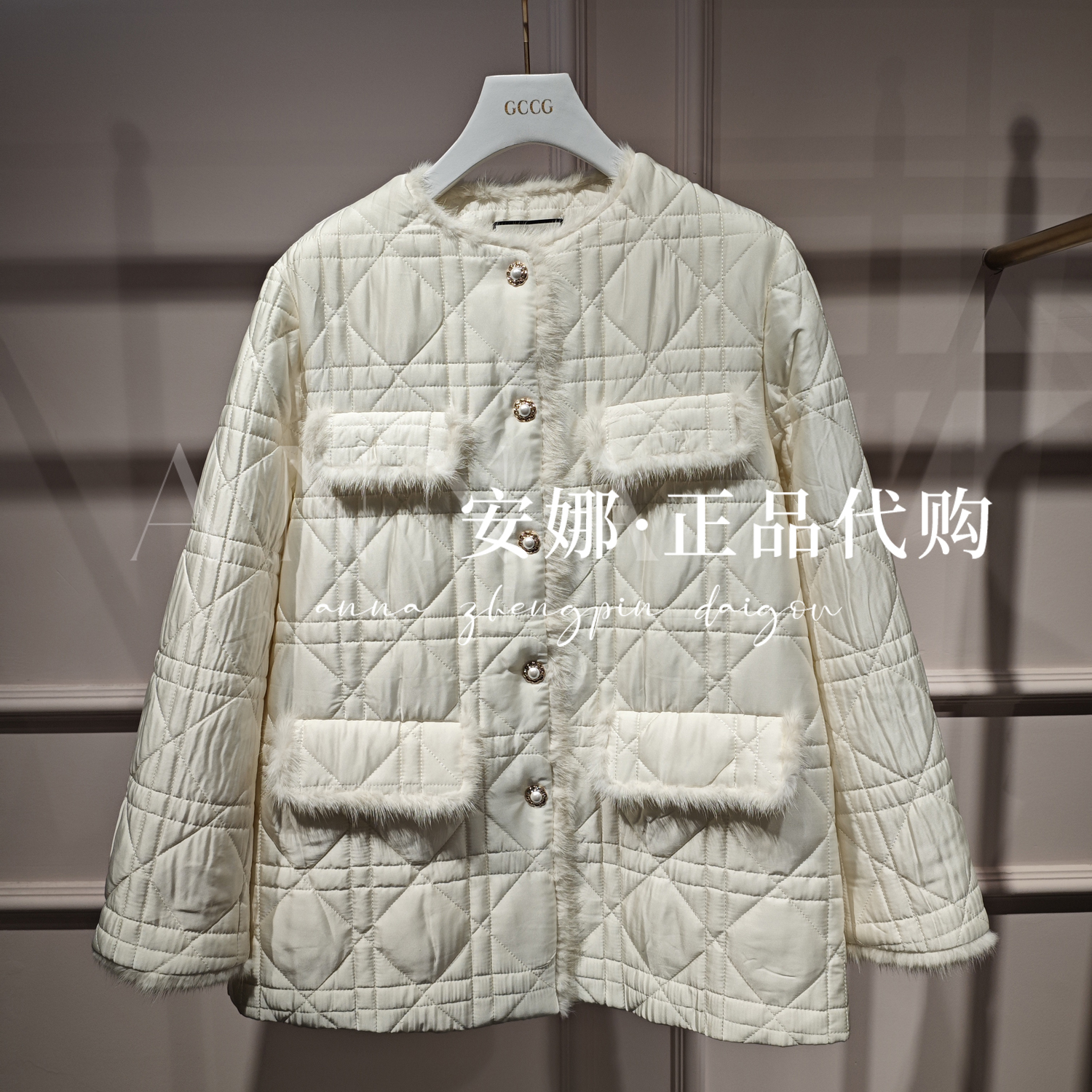 GCCG知恩专柜正品代买2025冬款女士棉衣外套955-MY1579-1399