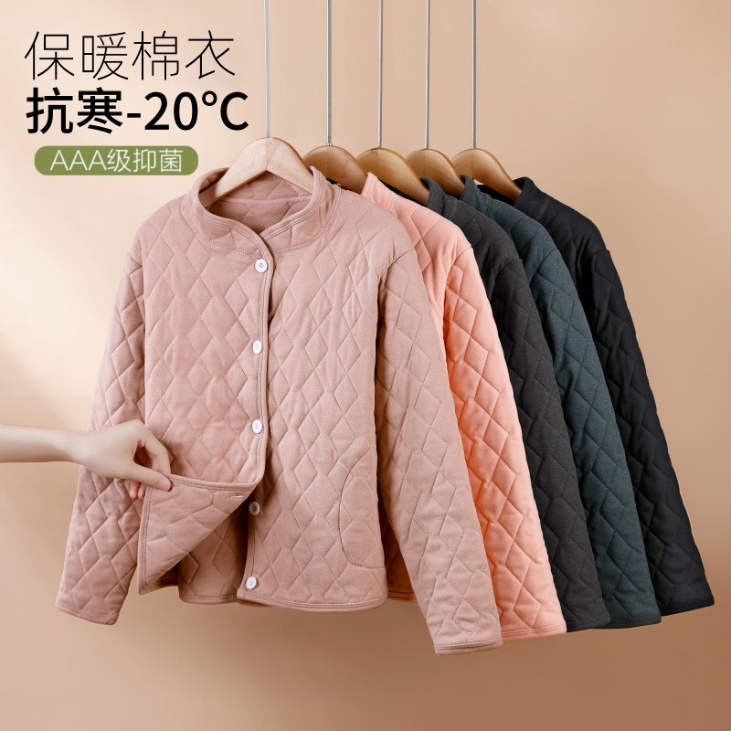 女秋冬保暖长袖加厚棉外套