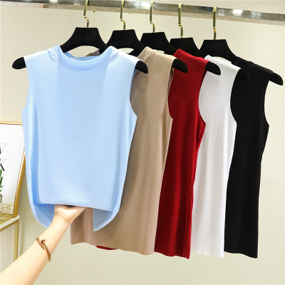 夏季新款莫代尔百搭t恤内穿背心