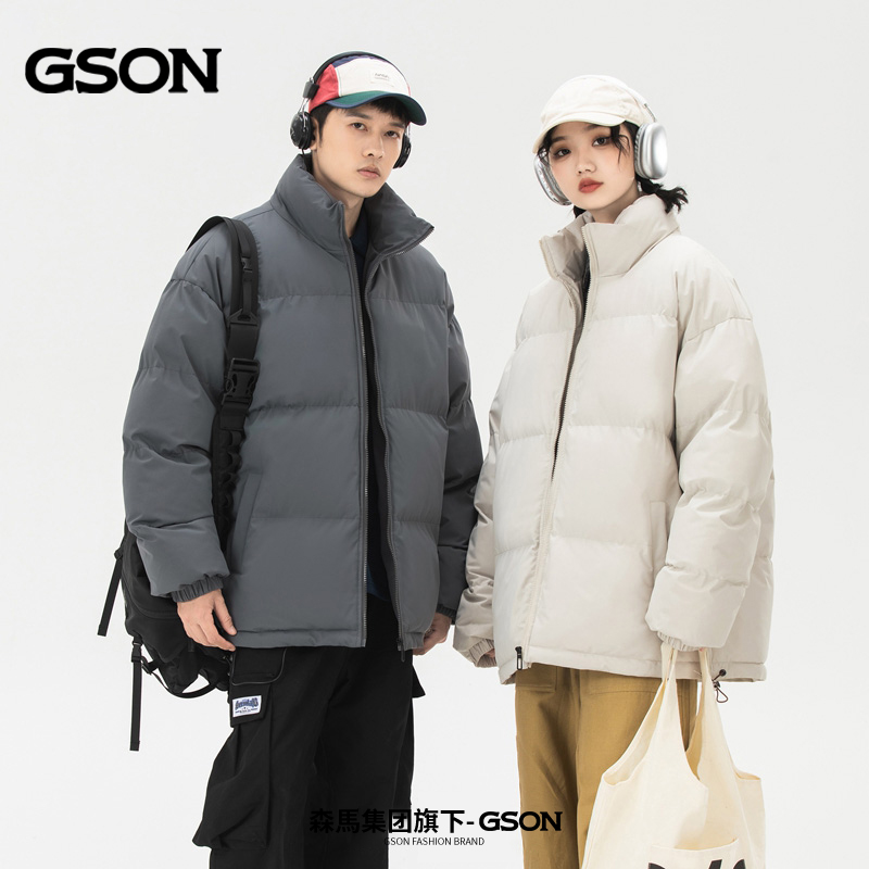 森马GSON棉服男女款2024冬季新款情侣户外防风加厚保暖棉衣外套女_淘宝内购会_男装-第5张图片-提都小院