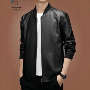 TUCANO/啄木鸟皮衣PU棒球服夹克外套