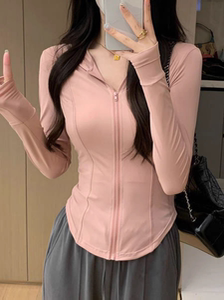 巨显腰身！卡芮芊夏日bi入防晒衣辣妹短款收腰冰感开衫防晒黑