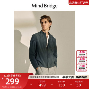 MindBridge立领夹克外套