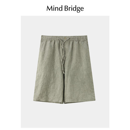 MindBridge五分裤亚麻