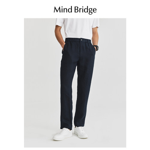 MindBridge休闲长裤亚麻