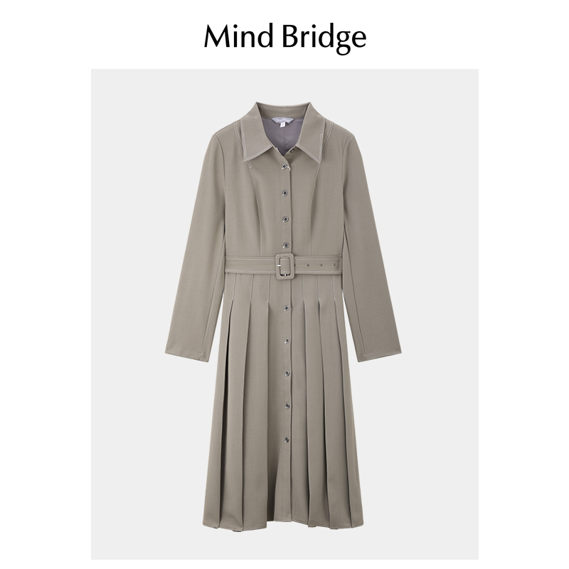 MindBridge通勤气质连衣裙