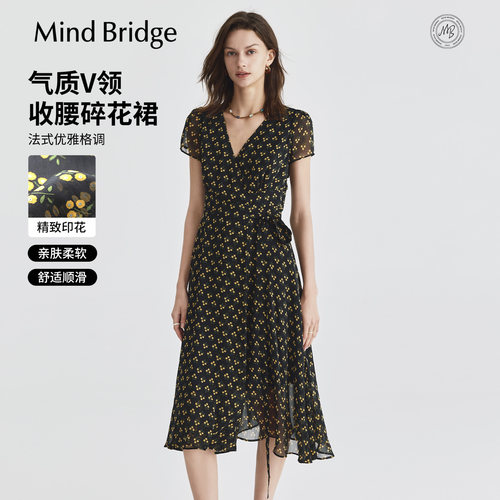 MindBridge碎花连衣裙