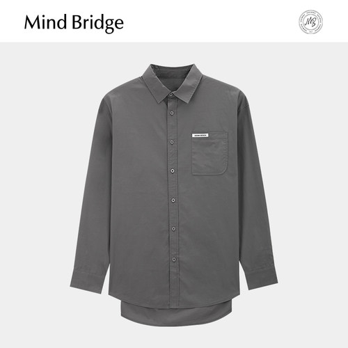 MindBridge长袖简约百搭衬衫