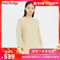 Mind Bridge 100 áo len nữ mùa thu đông mới Áo len mới Hàn Quốc áo len giản dị MSKT821C - Áo / áo thun áo len nữ