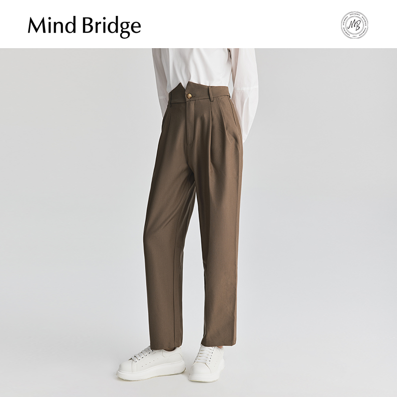 MindBridge纯色休闲裤