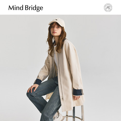 休闲百搭风衣MindBridge通勤