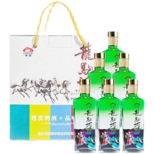 龙驹奶酒低度乳香型草原奶酒送礼内蒙古特产38度整箱6瓶非遗工艺