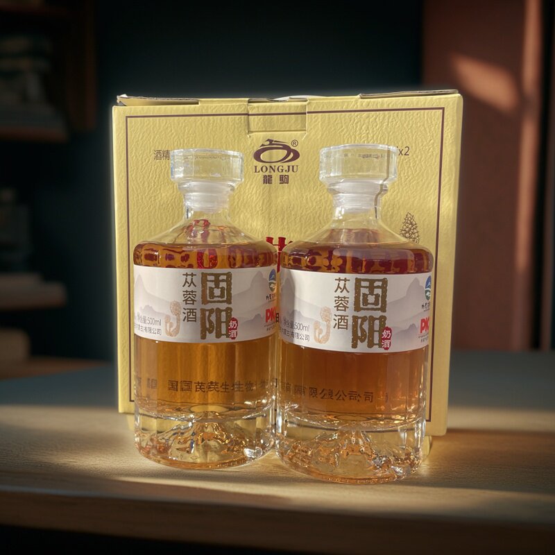 龙驹出品固阳苁蓉奶酒一箱两瓶装礼盒装私房送礼固阳老酒