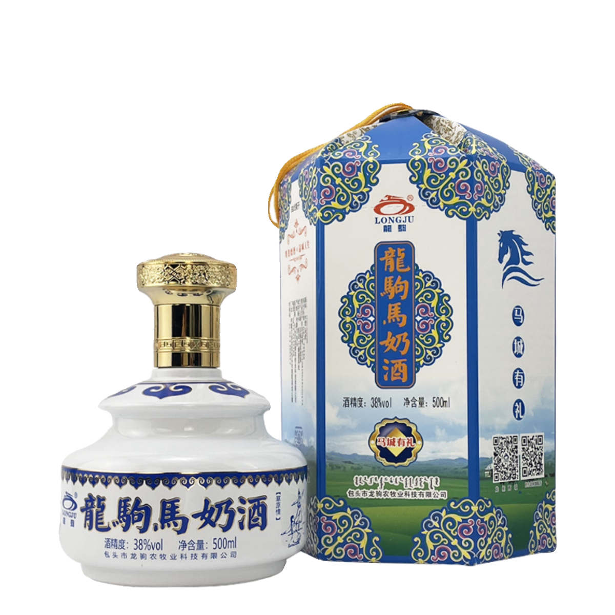 龙驹奶酒非遗工艺内蒙特产奶酒38度发酵酒礼盒新客特享