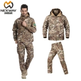 Дорожная акула, куртка, комбинезон, штаны подходит для мужчин и женщин, удерживающий тепло камуфляжный тактический альпинистский комплект