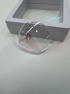 适配卡地亚蓝气球开口月牙蓝宝石高透防刮花防耐磨鱼眼表镜玻璃