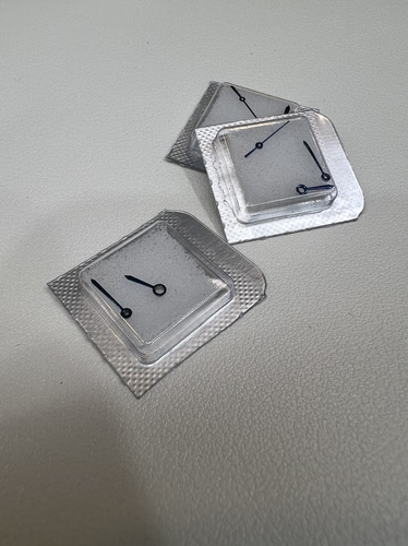 适配卡地亚蓝气球系列表针烤蓝2824/NH05/高管762 42/33表盘可用