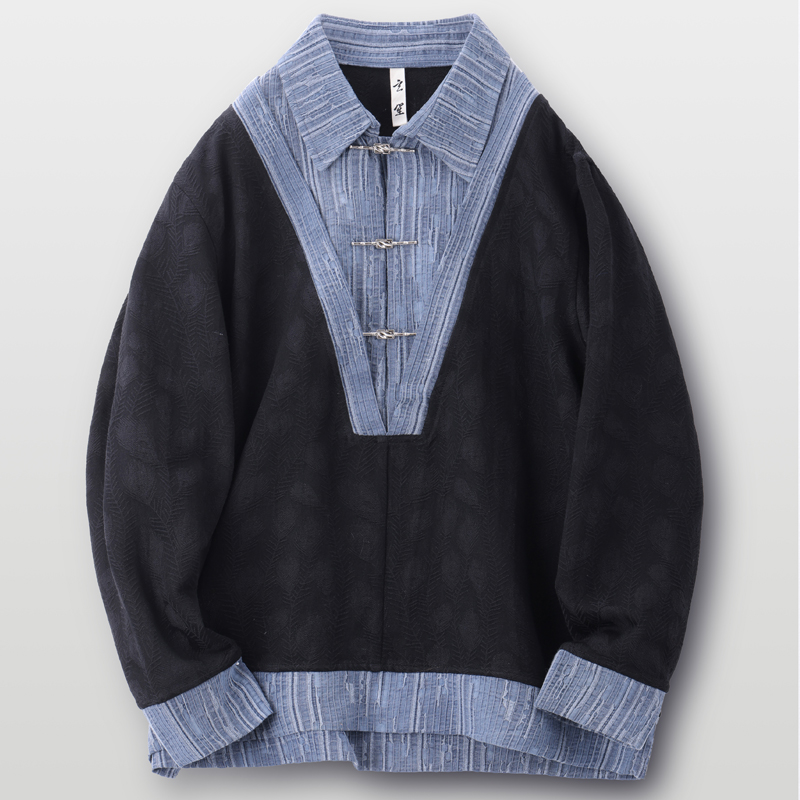 玄笙春秋款中国风男装唐装外套