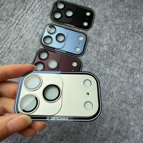 适用于iPhone 18Pro Max 磁吸铠甲一体镜头膜ARAF增透手机镜头底座膜金属磨砂全屏覆盖 苹果18防刮耐磨批发