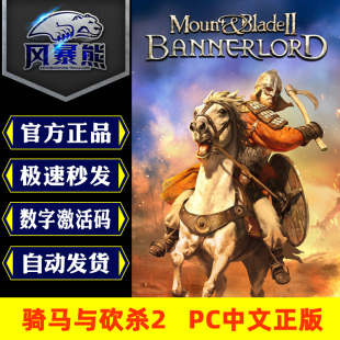 霸主 中文版 骑砍2 领主 Blade Bannerlord PC正版 Mount 骑马与砍杀2 Steam key 大中华区激活码