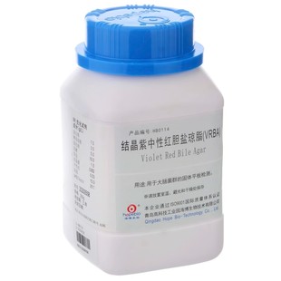 固体平板检测 结晶紫中性红胆盐琼脂 VRBA 海博试剂 大肠菌群