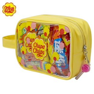 珍宝珠洗漱包糖果礼包酸条糖混合口味棒棒糖美乐笛礼盒糖果桶